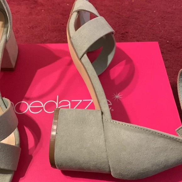 Pretty Shoedazzle Dress Sandals Teddy - Picture 13 of 16